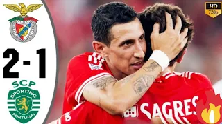 Resumo: Benfica 2 - 1 Sporting liga 23 | 24 Dimaria show