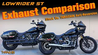 Harley-Davidson Lowrider ST Exhaust Comparison - Thrashin Exhaust