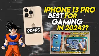 IPHONE 13 PRO BEST FOR GAMING IN 2024🔥•IPHONE 13 PRO BGMI/PUBG TEST IN 2024👀•IPHONE 13 PRO 90FPS🎮