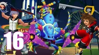 Let's Play KINGDOM HEARTS 3D [Dream Drop Distance] - Part 16 - Giant Enemy Crab