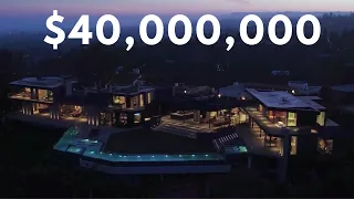 Inside $40 Million  Beverly Hills Mega Mansion