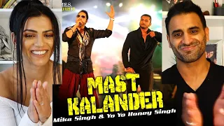 MAST KALANDAR Song REACTION!!! | Mika Singh | Yo Yo Honey Singh | Punjabi Songs