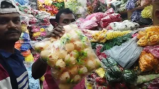 wholesale artificial flowers market  in kolkata 2023 || wholesale flowers🌸🌺🌻🌹🌷🌼💐