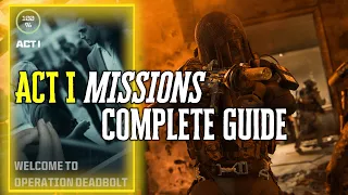 [ACT 1] GUIDE for ALL MISSIONS in Modern Warfare Zombies - ALL Missions EXPLAINED!