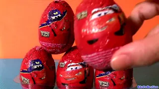 Asmr unboxing Disney Pixar cars toon eggs