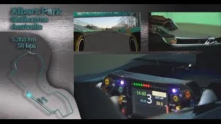 Albert Park: On Board with Lewis Hamilton in the F1 Simulator!