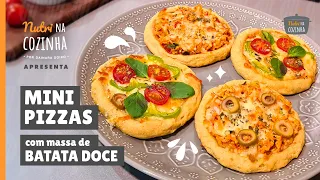 Pizza saudável (com massa de batata doce)