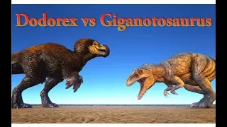 Dodorex vs Giganotosaurus! || ARK: Survival Evolved || Cantex