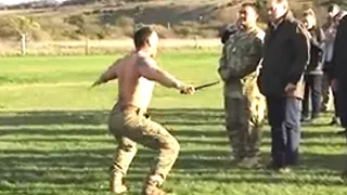 Центр подготовки украинских солдат в Англии, танец Хака