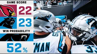 NFL Network Win Probabilities | Panthers vs. Cardinals | Week 4