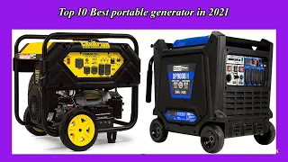 Top 10 Best portable generator in 2021