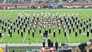 Ohio University Marching 110 Drumline View Halftime 10/21/23