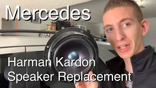 How to Replace Mercedes Harman Kardon Speakers (upgrade and replacement)