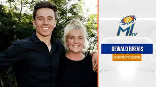 Dewald Brevis shares his family's reaction during the auction | Mumbai Indians