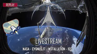 NASA - Cygnus NG-17 - Installation - International Space Station - February 21, 2022