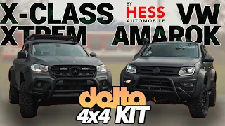 VW Amarok & Mercedes-Benz X-Klasse mit Delta 4x4 Bodylift by HESS