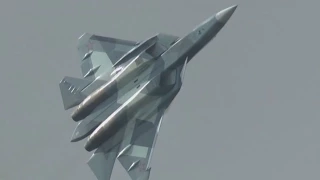 MAKS 2015 МАКС 2015 Moscow Display Sukhoi T-50 PAK-FA