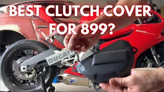 PANIGALE CLUTCH COVER INSTALL!! (Cheap)