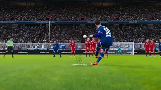 Lionel Messi incredible Free Kick Goal - eFootball PES 2021 - PS4