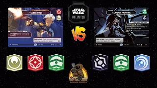 Sabine Command vs Palpatine Vigilance| Star Wars Unlimited Premier Gameplay | Bo3