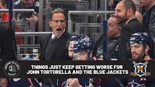 Things just keep getting worse for John Tortorella and the Blue Jackets