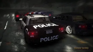 NFS Most Wanted - 16 Racer Fiesta | Using Police's Ford Crown Victoria Gameplay