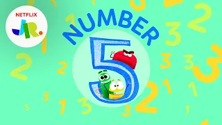 #5 Number Five 5️⃣ StoryBots: Counting for Kids | Netflix Jr