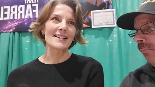 quick interview with Star Trek DS9's Terry Farrell(Jadzia Dax) at Galaxycon Richmond 2023