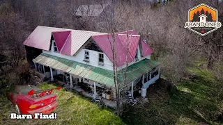 Abandoned House in the Woods with Everything Left Behind! (Barn Finds) Explore # 47