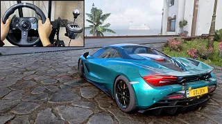 McLaren 720S SPIDER - Forza Horizon 5 | Thrustmaster TSXW Gameplay [4K]