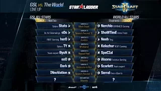 StarCraft II Шоуматч: Сборная Кореи vs Сборная Мира