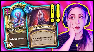 Sinstone is SOO INSANE!! 😱 - Hearthstone Battlegrounds