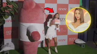 [PRANK] Kpop Idol have no Idea the Giant Bear will move. (ft. SISTAR HYOLYN)