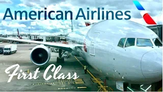 American Airlines First Class London to Los Angeles Boeing 777-300ER