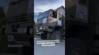 Steyr 12M18 am Weg zum Fahrzeugbauer - Umbau zu einem Expeditionsmobil