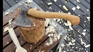 My wood carving tools ; Kalthoff axe, Fadir tools twca, Svante djarv spoon knife, and Mora105