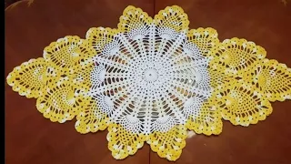 Crochet Pineapple Runner Re- Creation 1/2