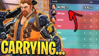 Valorant: When Pro Players SOLO CARRY! - 500IQ Moments & Insane Plays - Valorant Highlights Montage