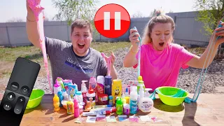 ПАУЗА СЛАЙМ ЧЕЛЛЕНДЖ ⛔⏰ЛОООЛ *очень плохая идея* PAUSE SLIME CHALLENGE