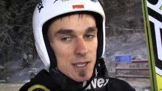 Piotr Żyła po zawodach w Kuusamo [ SkiJumping.pl ]