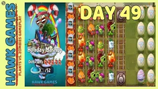 Plants vs Zombies 2 Holiday Mashup World Day 49 Easy (I, Zombie IV)