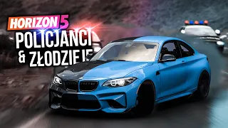 Policjanci i ZŁODZIEJE w Forza Horizon 5 - Uciekam przed radiowozami! 💀