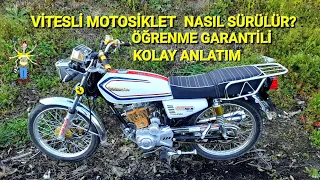 Vitesli Motosiklet Nasıl Sürülür? Öğrenme Garantili Kolay Anlatım #motosiklet #cg #çita