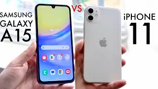 Samsung Galaxy A15 Vs iPhone 11! (Comparison) (Review)