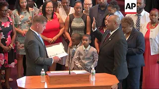 Boston Swears in First Black Police Commissioner