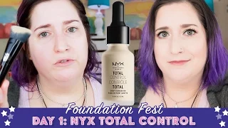 FOUNDATION FEST Nyx Total Control Drops | Pale, Dry Skin