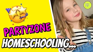 HOMESCHOOLING...PARTYZONE 😅💃 HEY ISI KLEINE FAMILIENWELT | #shorts