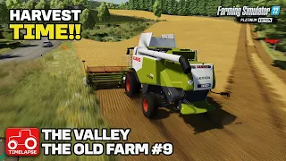 HARVEST TIME!! [The Valley The Old Farm] FS22 Timelapse # 9