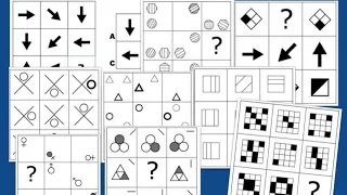 9-item ABSTRACT REASONING [PMA AFPSAT College Entrance Test Employment IQ]