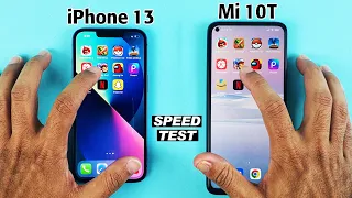 iPhone 13 vs Xiaomi Mi 10T - SPEED TEST! OMG😲